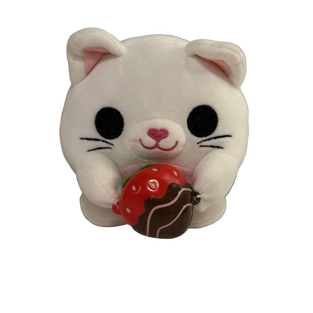 ZURU Snackles Benny The Kitten 5" Cat Plush Toy Strawberry 2025